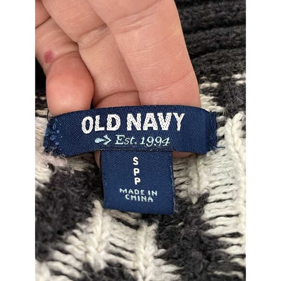 Old Navy Womens Cardigan Open Sz Small Open Tribal Aztec Bohemian Boho Geometry - Picture 7 of 11